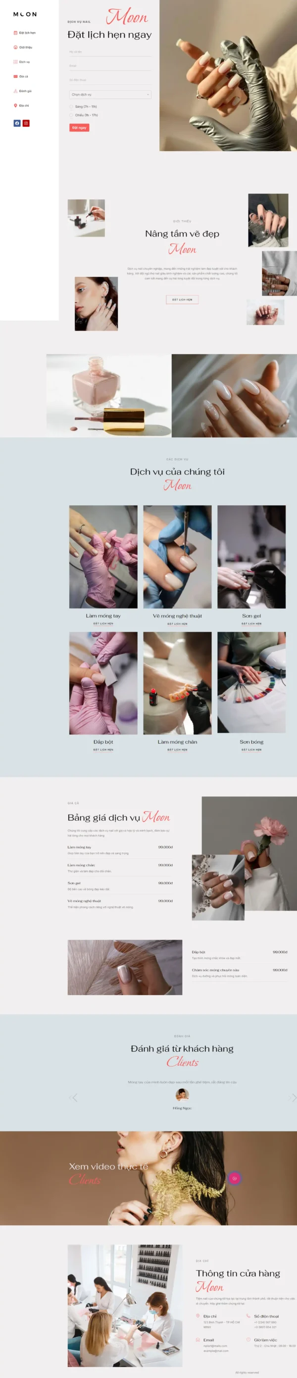 Landing page NAIL 01 (bảo trì)