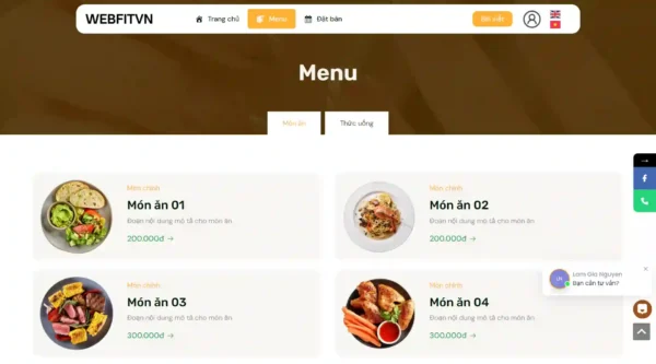 Nhà hàng 04 (mini site) - Hình ảnh 2
