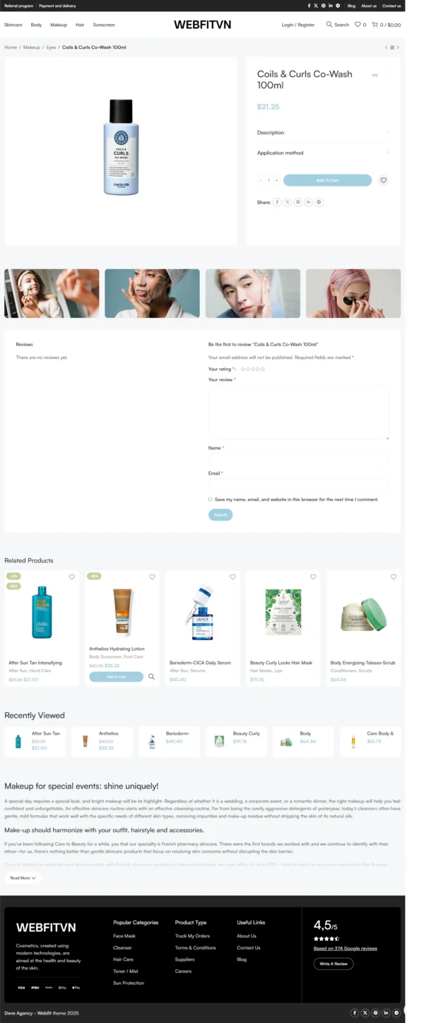 Shop mỹ phẩm 01 - Hình ảnh 3